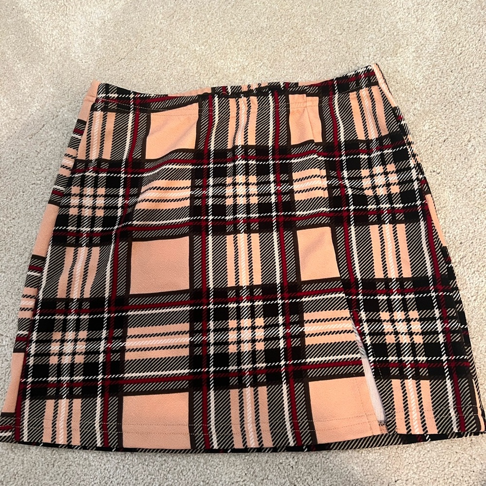 Amazon, plaid skirt